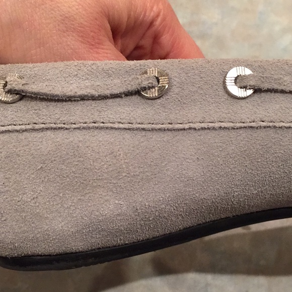 Lands End gray suede loafers (sz 7 1/2) - Picture 9 of 10